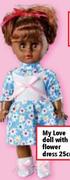 My Love Doll With Flower Dress-25cm