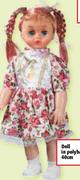 Doll In Polybag-40cm