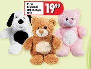21cm Bestmade Soft Animals-each