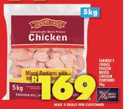 Farmer's Choice Frozen Mixed Chicken Portions-5Kg