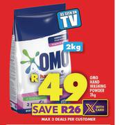 Omo Hand Washing Powder-2Kg