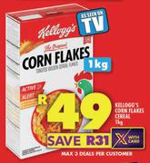 Kellogg's Corn Flakes Cereal-1Kg