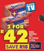 Rama Original 70% Fat Spread-2 x 500g