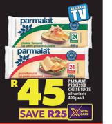 Parmalat Processed Cheese Slices-400g Each