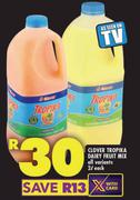 Clover Tropika Dairy Fruit Mix-2L Each