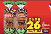 Sasko More Slices Brown Bread-For 2 x 700g