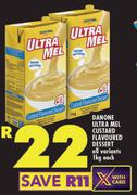Danone Ultra Mel Custard Flavoured Dessert-1Kg Each
