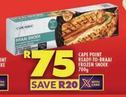 Cape Point Ready To Braai Frozen Snoek-700g