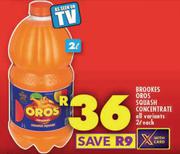 Brookes Oros Squash Concentrate-2L Each