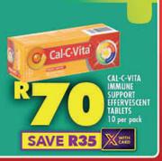 Cal-C-Vita Immune Support Effervescent Tablets-10 Per Pack