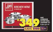 Hart Aluminium Kitchen Hero Cookware Set 6 Piece-Per Set