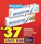 Sensodyne Toothpaste-75ml Each