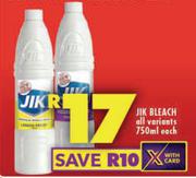 Jik Bleach-750ml Each