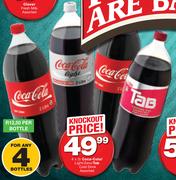Coca-Cola/Light/Zero/Tab Cold Drink-4 x 2Ltr