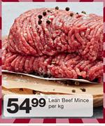 Lean Beef Mince-Per Kg