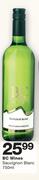 BC Wines Sauvignon Blanc-750ml