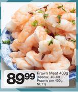 Prawn Meat-400g (Approx.40-60 Prawns Per 400g NETT)