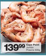 Cape Point Jumbo Prawns-500g