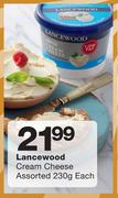 Lancewood Cream Cheese Assorted-230g