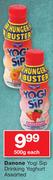 Danone Yogi Sip Drinking Yoghurt Assorted-500g Each