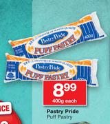 Pastry Pride Puff Pastry-400g Each