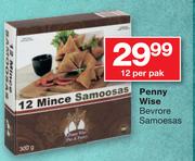 Penny Wise Bevrore Samoesas-12's Per Pack