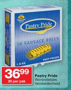 Pastry Pride Worsrolletjies Verskeidenheid-30's Per Pak
