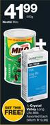 Nestle Milo-500g + Free 1L Crystal Valley Long Life Milk Assorted