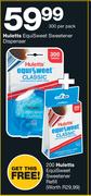 Huletts Equi Sweet Sweetener Dispenser 300 + Free 200 Huletts EquiSweet Sweetener Refill