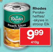 Rhodes Perskehelftes/Skywe In Stroop-410g