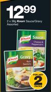 Knorr Sauce/Gravy Assorted-2x38g