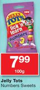 Jelly Tots Numbers Sweets-100g