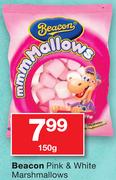 Beacon Pink & White Marshmallows-150g