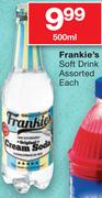 Frankie's Soft Drink Assorted-500ml