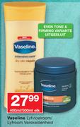 Vaseline Lyfvloeiroom/Lyfroom Verskeidenheid-400ml/500ml Elk