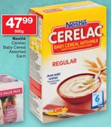 Nestle Cerelac Baby Cereal Assorted-500g