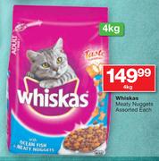 Whiskas Meaty Nuggets Assorted-4Kg