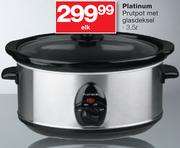 Platinum 3.5Ltr Prutpot Met Glasdeksel-Elk