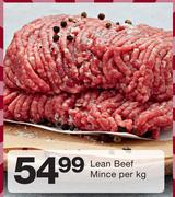 Lean Beef Mince-Per Kg