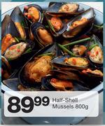Half-Shell Mussels-800g