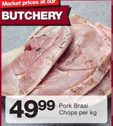 Pork Braai Chops-Per Kg