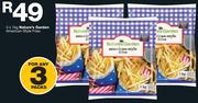 Nature's Garden American-Style Fries-3x1Kg