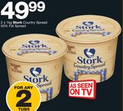 Stork Country Spread 50% Fat Spread-2x1Kg