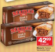 Mama's Pasteie Verskeidenheid-6 Per Pak
