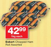 Eskort Chopped Ham Roll Assorted-1Kg Each