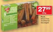 Fry's Meat Free Traditional Sausages-500g