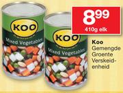 Koo Gemengde Groente Verskeidenheid-410g Elk