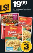 Royco Pasta Sauce Assorted-3x45g