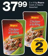 Royco Cook-In-Sauce Assorted-2x415g