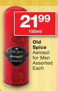 Old Spice Aerosol for Men Assorted-150ml